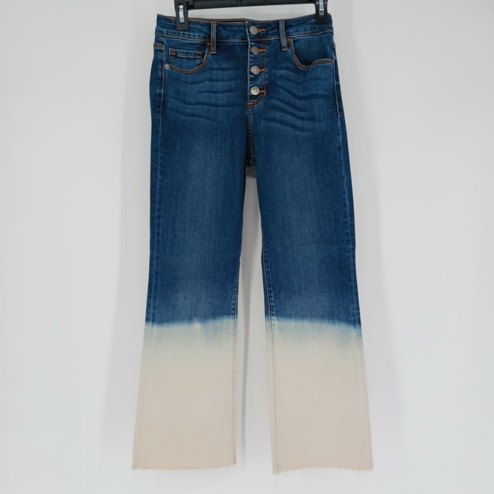 Hidden Jeans TwoTone Cropped Jeans